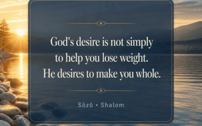 A Christ-Centered Weight Loss Journey Begins with Identity, NOT Shame